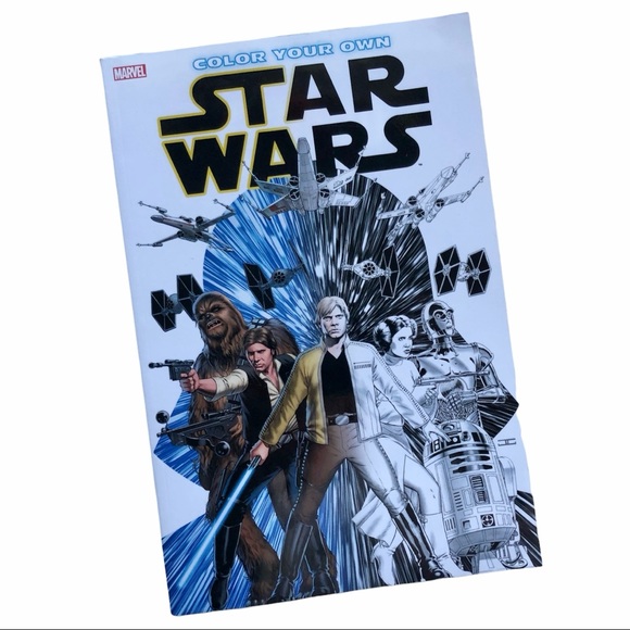 NEW Star Wars Adult Coloring Book  Marvel Disney + Mini Puzzle NEW - Picture 2 of 16